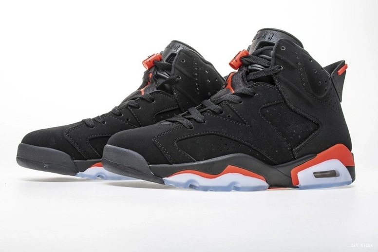 384664-060 Infrared Jordan 6 Air Retro Black 0924